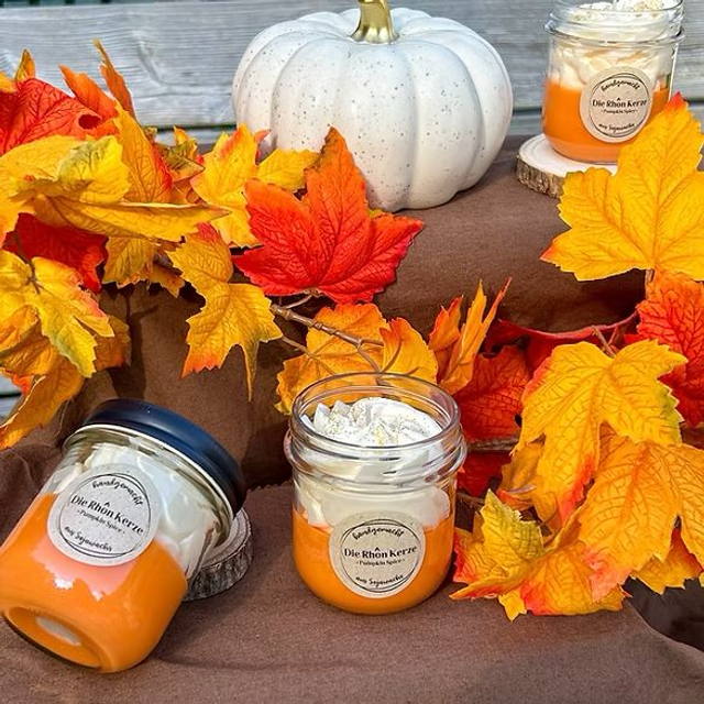 Rhön Duftkerze "Pumpkin Spice" 160g