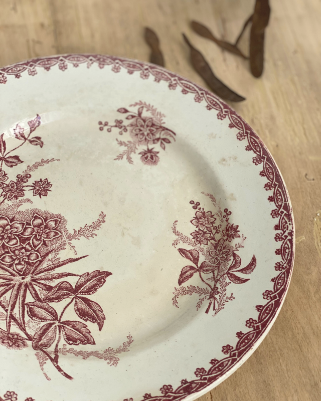 Assiette Ste Amandinoise Margot plate (x1)