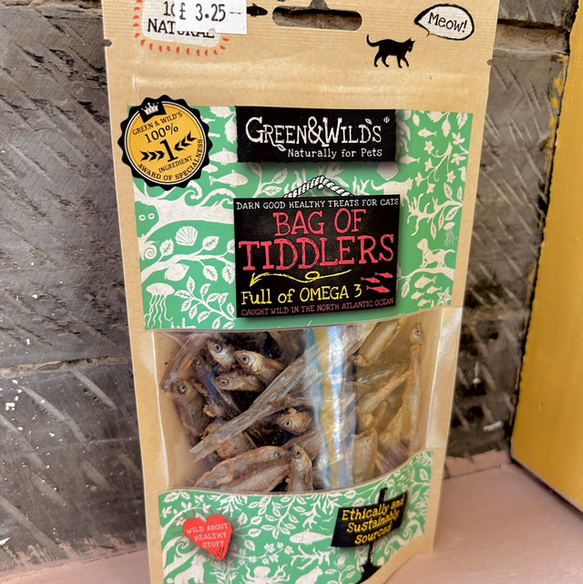 Green &amp; Wild&#039;s Bag of Tiddlers (Cats) 40g