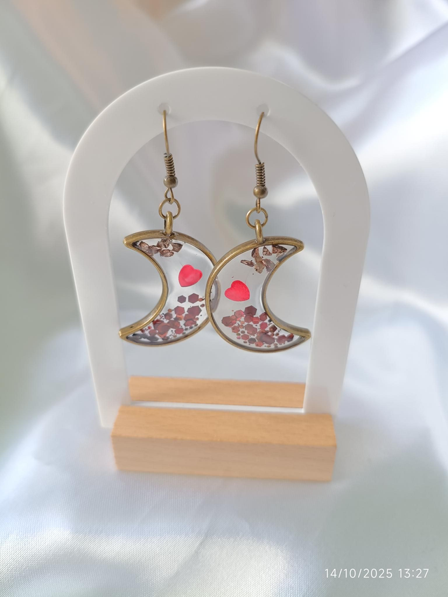 Boucle d'oreille Clair de Coeur