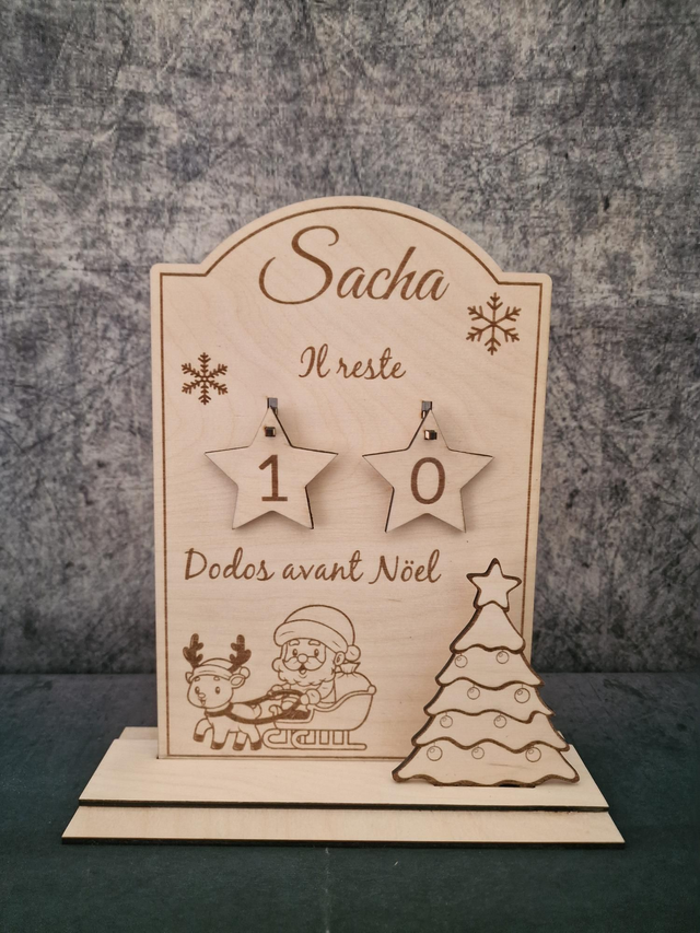 Décompte de dodo avant Noël 