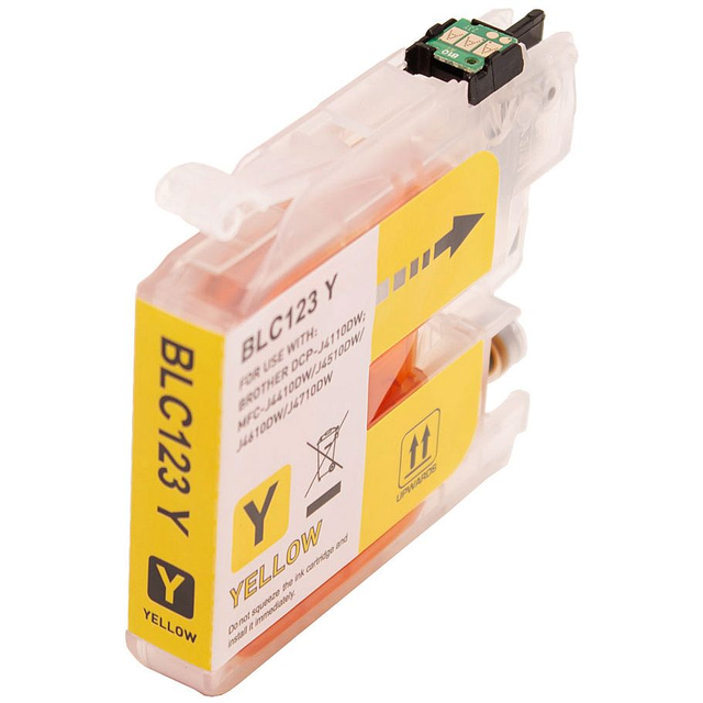 Brother LC121XL LC123 Geel