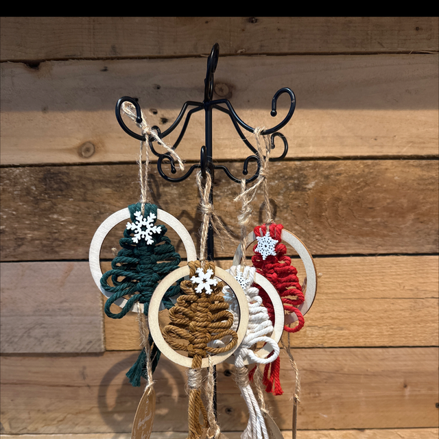 Wooden Christmas Tree Decoration