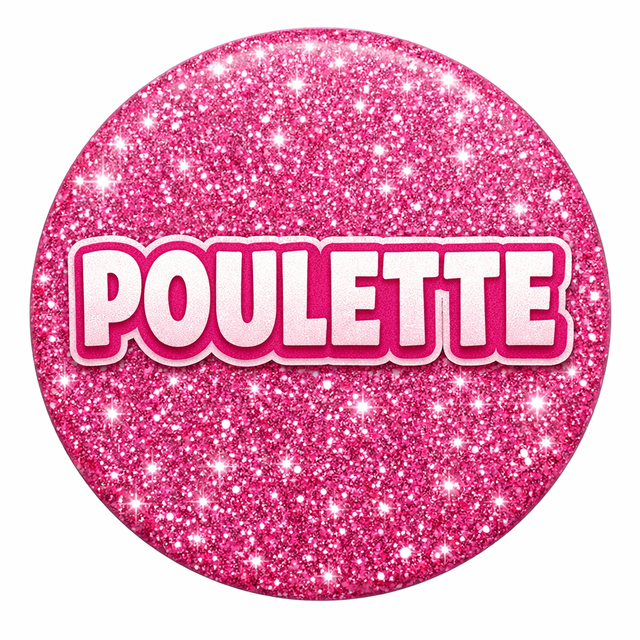 Badge poulette 