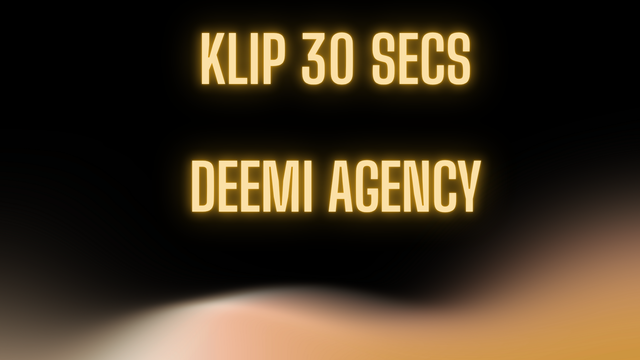 Klip 30 secondes Deemi Agency