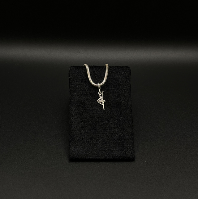 Berloque prata bailarina 