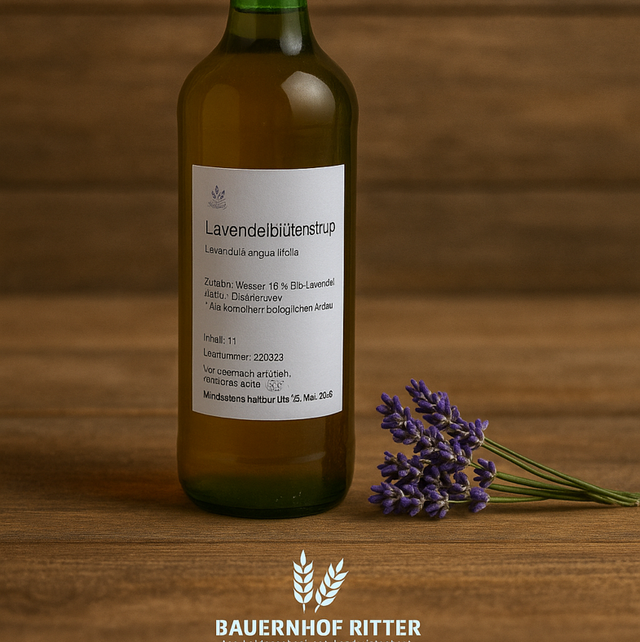 Lavendelblütensirup