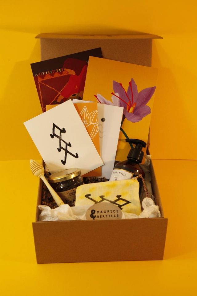 Coffret SAFRAN avec porte-monnaie - TIGMI 