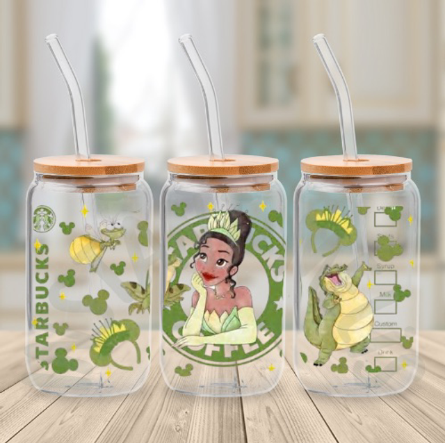 Canette en verre - STARBUCKS - Tiana