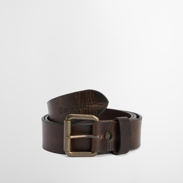 Barbour Deveron Leather Belt Brown