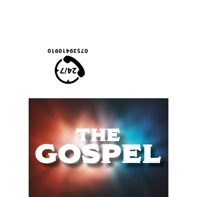 The Gospel. Pack of 1,000