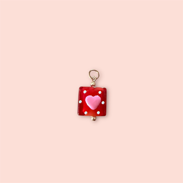 LS Red Cube Heart