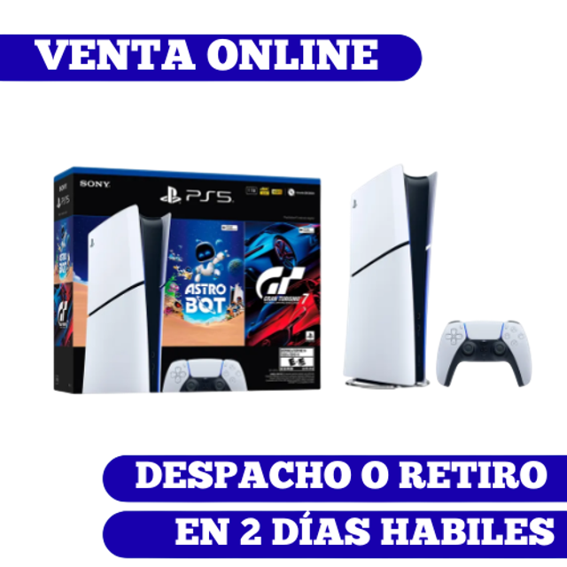Consola PS5 Slim Digital Gt7 Astro Sony