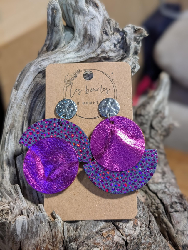 Boucles d'oreilles Collection Asymétrique as024