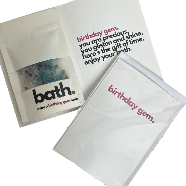 birthday gem bath.card 