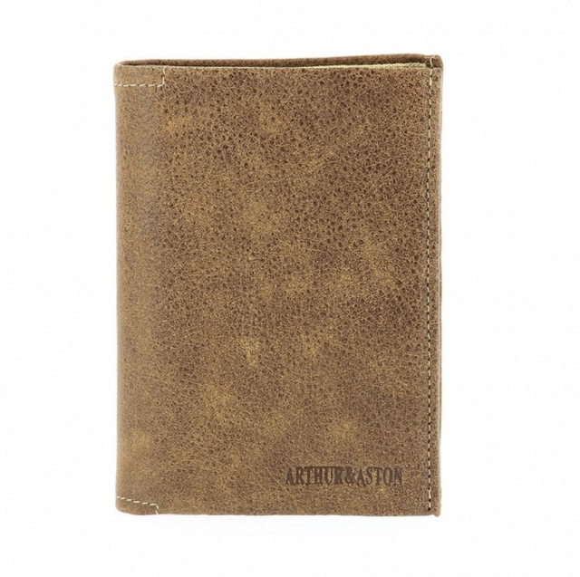 PORTEFEUILLE HOMME ARTHUR & ASTON LIGNE CRISTIANO - COGNAC