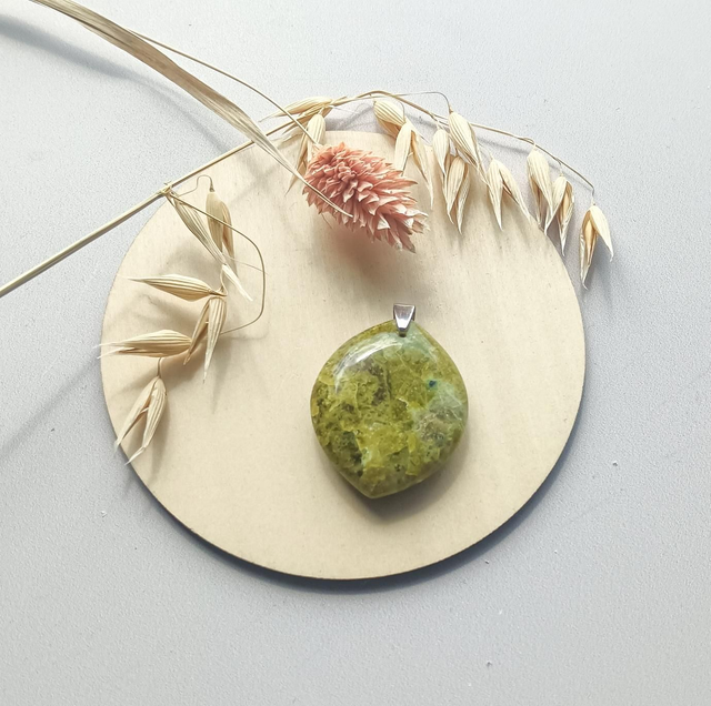 Pendentif unakite 