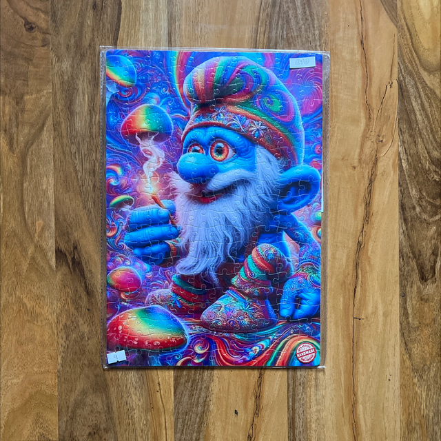Trippy gnome limited to 1 A3 200 piece jigsaw