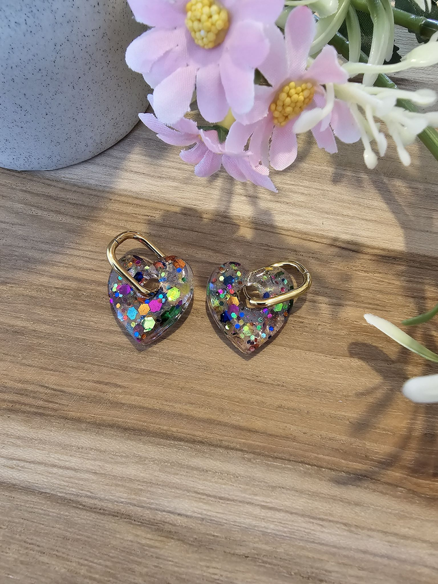 🏵️​FLOWER POP MINI COEUR interchangeable paillettes multicolore🏵️ 