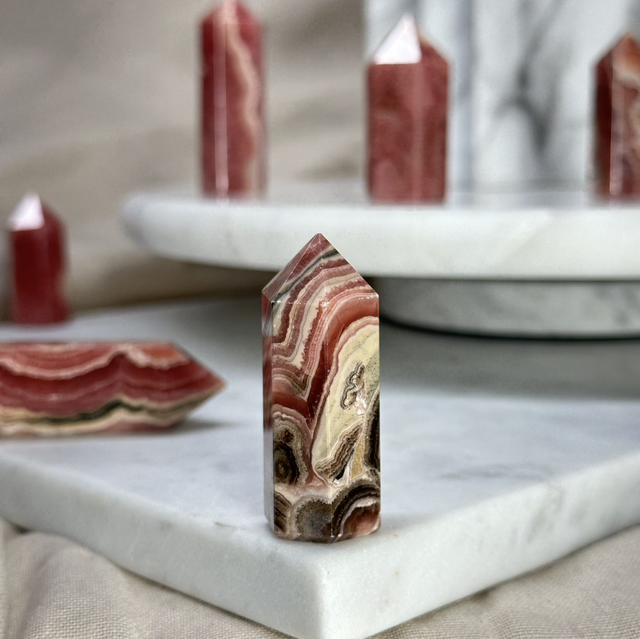 Rhodochrosite Tower (High Quality) #14