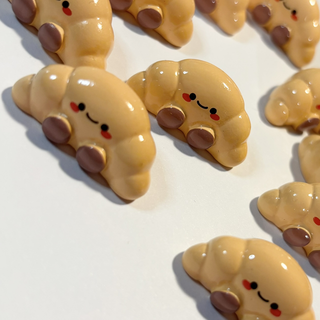 Jellycat themed croissant characters for crafting projects x 3