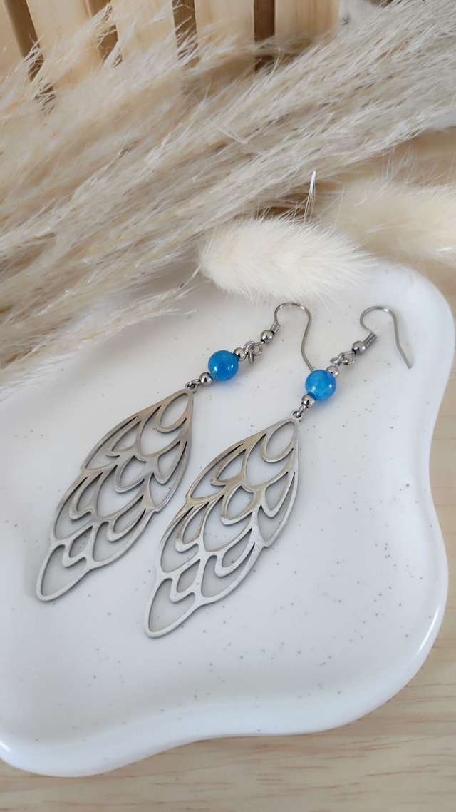 Boucles d'oreilles Fantaisie et Apatite