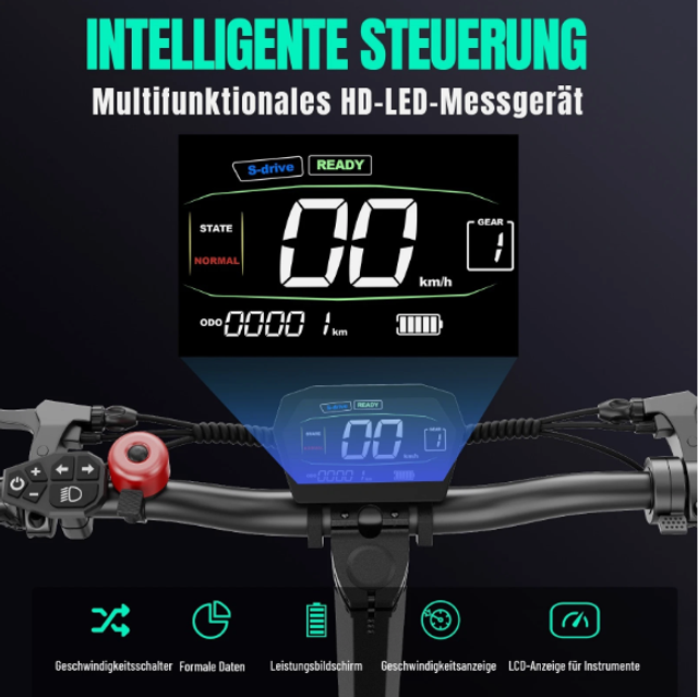 Trottinette électrique G2, moteur 500W, batterie 48V 13Ah, capacité de charge 150kg