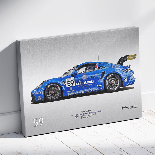 C230912 Porsche 992GT3Cup PCCGB23 RedlineRacing #59 Side