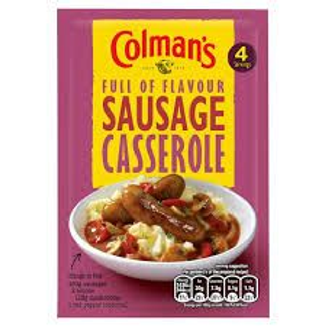 Colman's Sausage Casserole 39g