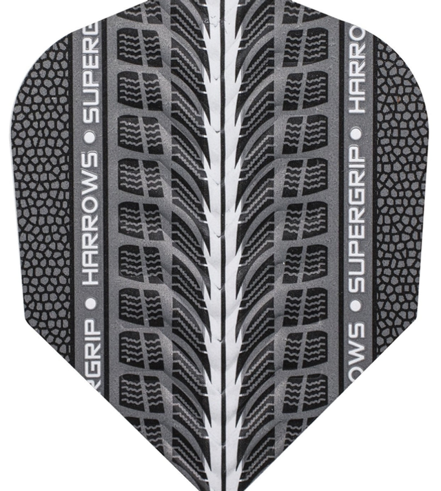 HARROWS SUPERGRIP SILVER 100 MICRON FLIGHTS 1700