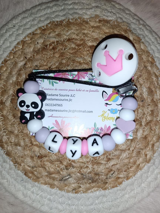 Attache Tétine Panda