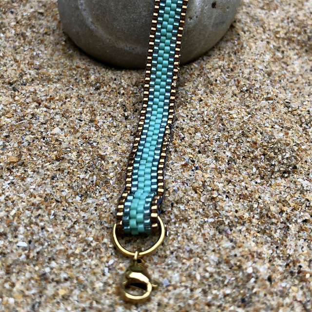 Serpentin vert/doré