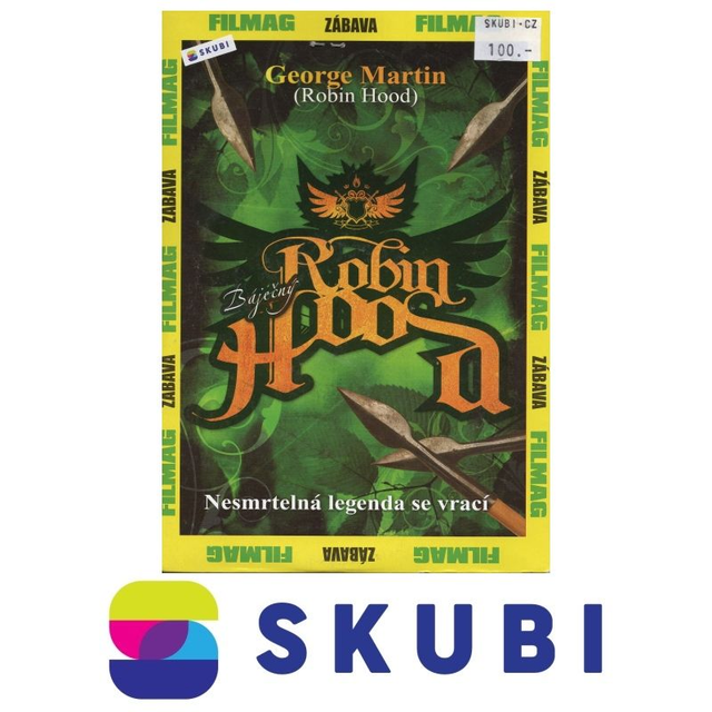 DVD Báječný Robin Hood - česky, italsky
