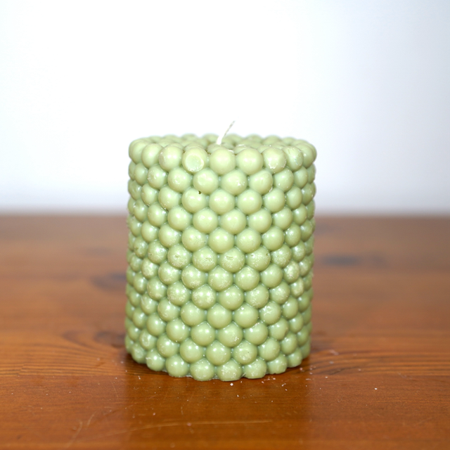 Bubble Candle Lime Basil & Mandarin (Mineral Wax)