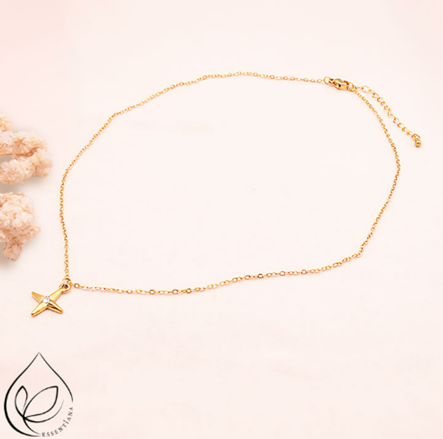 COLLIER ESSENTIANA LYRA ZIRCON