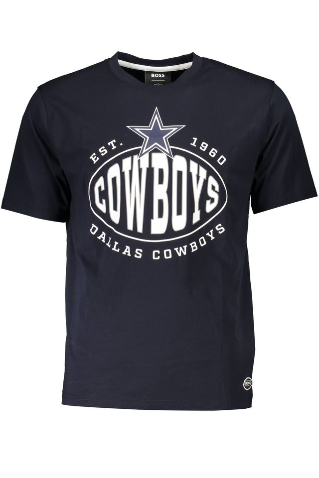 HUGO BOSS T-SHIRT MANICHE CORTE UOMO BLU