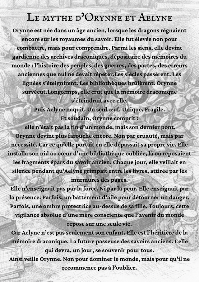 Choniques Draconiques: Orynne et Aelyne