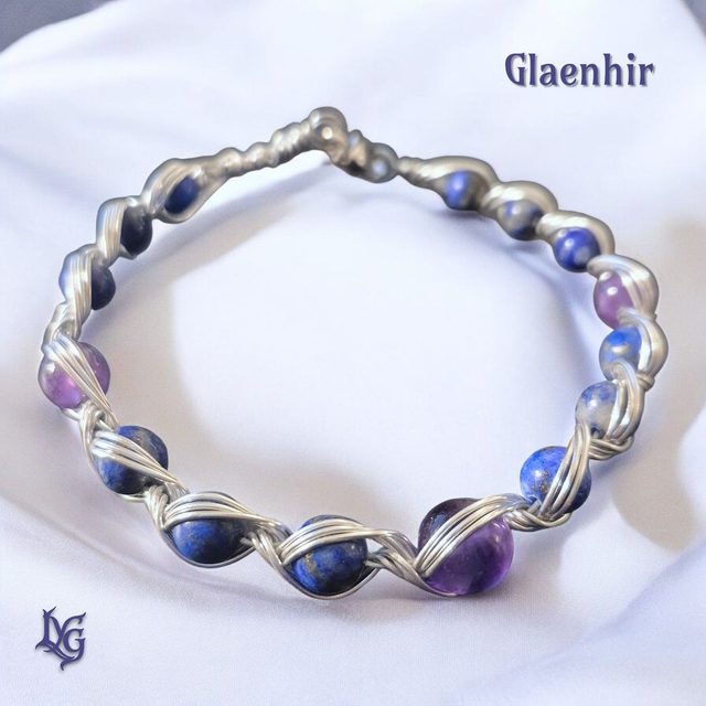 GLAENHIR (Améthyste, Lapis-lazuli)