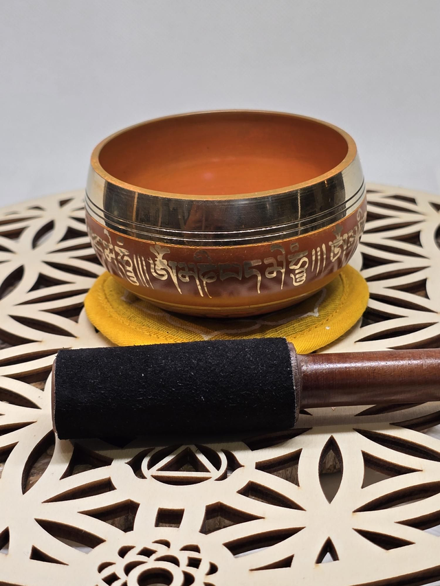 Bol chantant Tibétain Chakra sacré 8 cm 