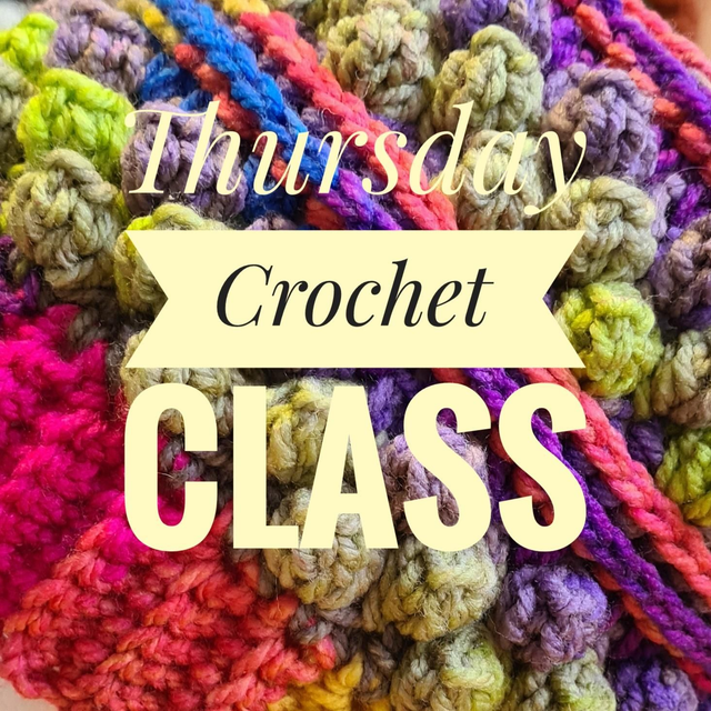 12th March 10.30 til 1 crochet class 
