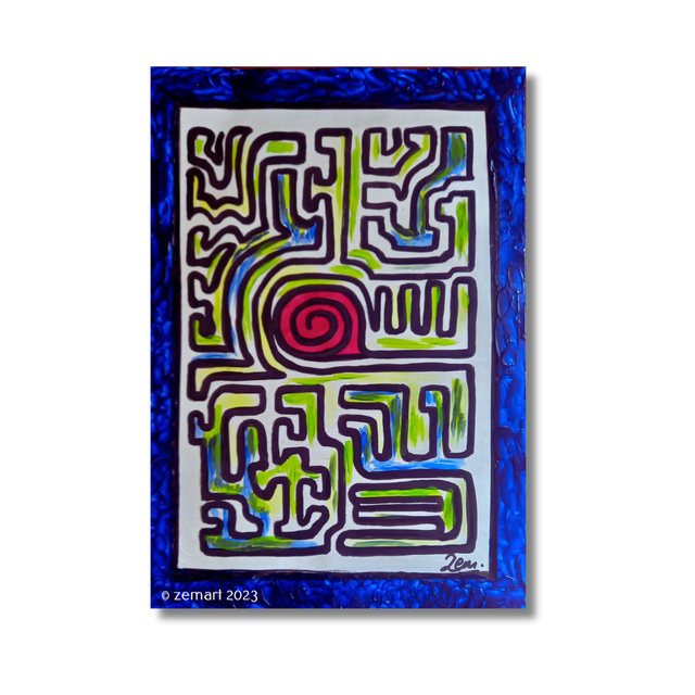Bleu Outremer, Série Labyrinthe