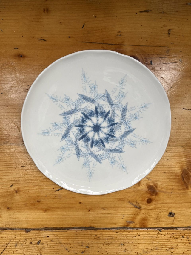 Teller Vulcano - Schneeflocke 2