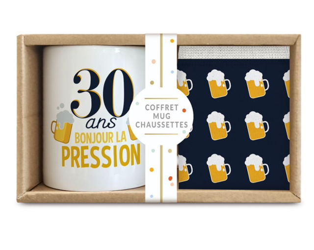 Coffret Mug Chaussettes 30ans