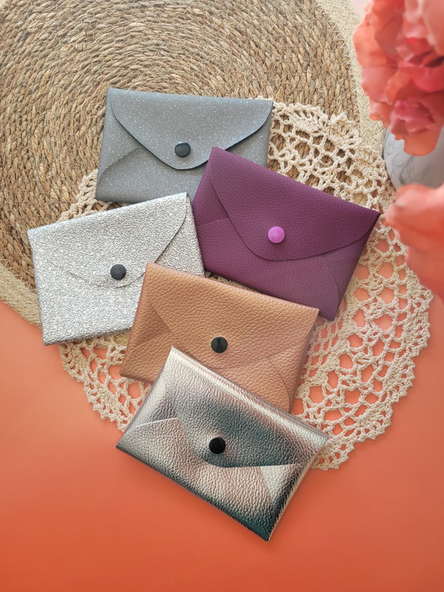 Pochettes simili cuir carte grise/passeport 