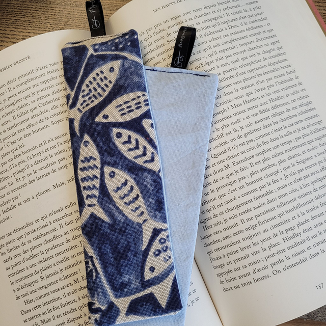 Marque-page 038 : Poissons et coquillages