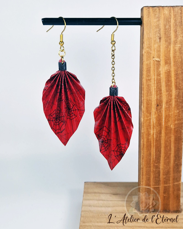Boucles d'oreilles Leaf Halloween