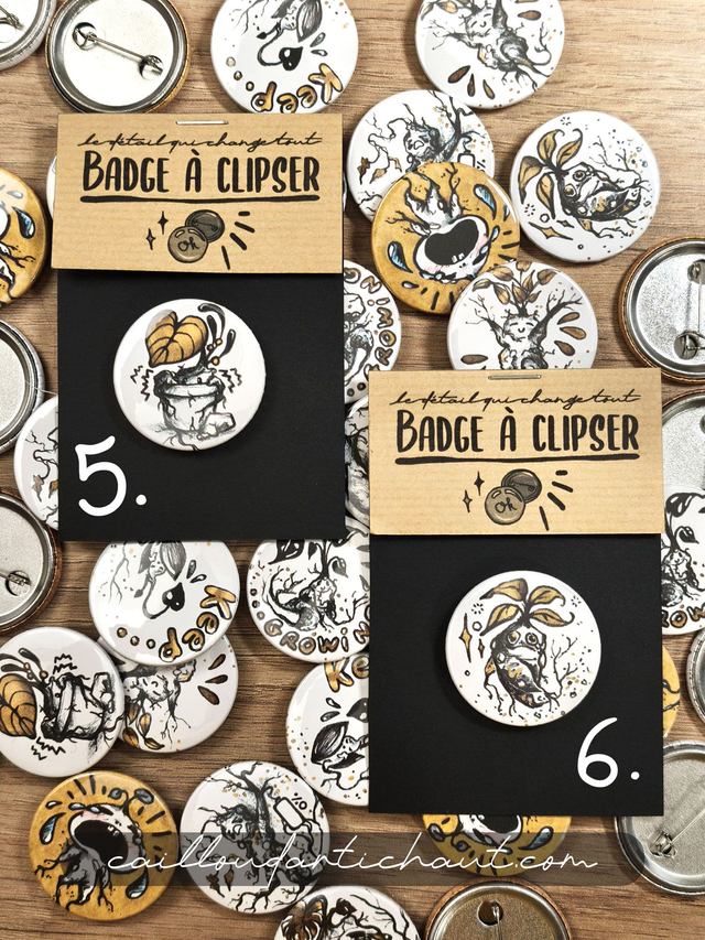 Badges mandragores duo