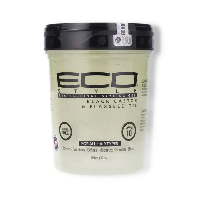 Ecostyle Black Castor &amp; Flaxseed Oil Styling Gel 16 oz