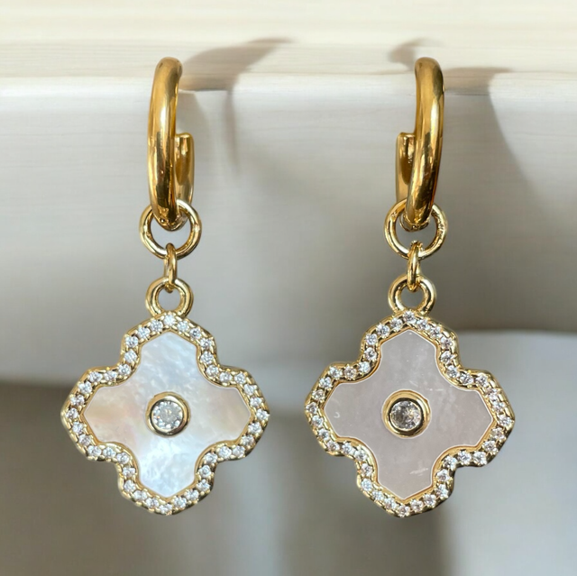 Boucles d’oreilles Fleur