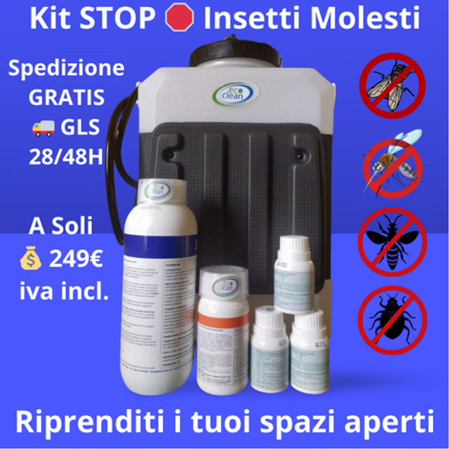 🛑 Kit Stop Insetti Molesti – Disinfestazione Completa per Casa e Giardino 🛑